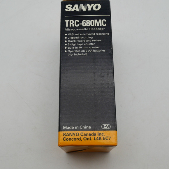 NEW Sanyo TRC 680MC Microcassette Recorder Tested and Complete - Picture 3 of 15